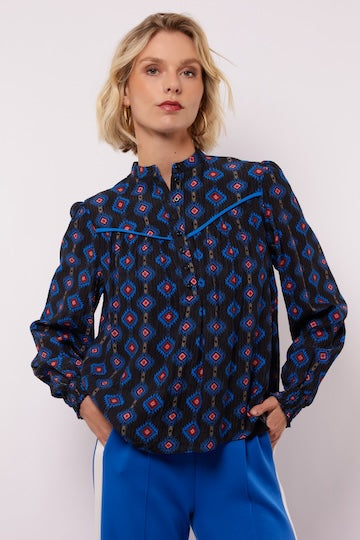 FLURESK Blouse Rhodes Blue