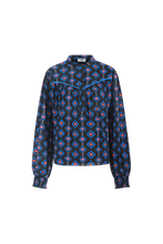Load image into Gallery viewer, FLURESK Blouse Rhodes Blue