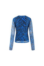 Load image into Gallery viewer, FLURESK Top Lawrence Blue