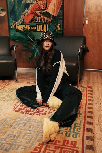 FLURESK Pants Carolie Midnight Blue