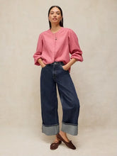 Load image into Gallery viewer, WHITE STUFF Bailey Straight Turn Up Jeans