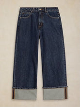 Load image into Gallery viewer, WHITE STUFF Bailey Straight Turn Up Jeans