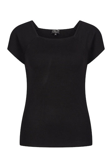 ZILCH Top Short Sleeve Black