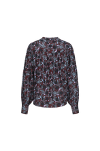 Load image into Gallery viewer, FLURESK Blouse Jacki Maroon/Cloud Blue