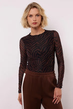 Load image into Gallery viewer, FLURESK Top Lawrence Brown