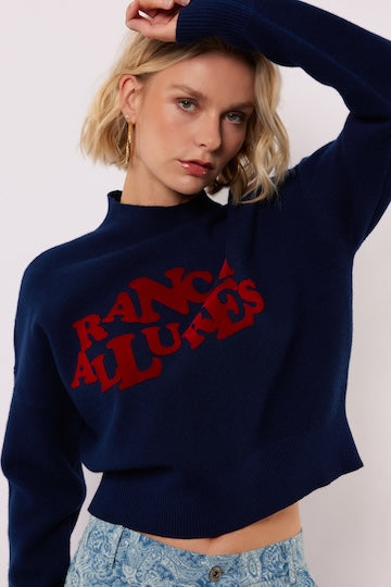 FLURESK Sweater Maridia navy