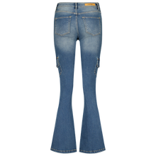 Load image into Gallery viewer, RAIZZED Flared Jeans Sunrise Cargo