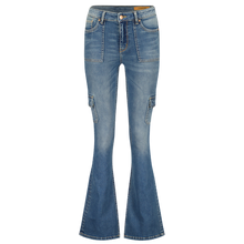 Load image into Gallery viewer, RAIZZED Flared Jeans Sunrise Cargo