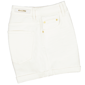 RAIZZED Fauna witte denim shorts