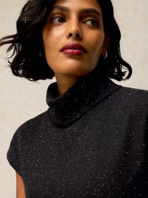 Load image into Gallery viewer, WHITE STUFF Ruby Roll Neck Sparkle Dress