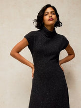 Load image into Gallery viewer, WHITE STUFF Ruby Roll Neck Sparkle Dress