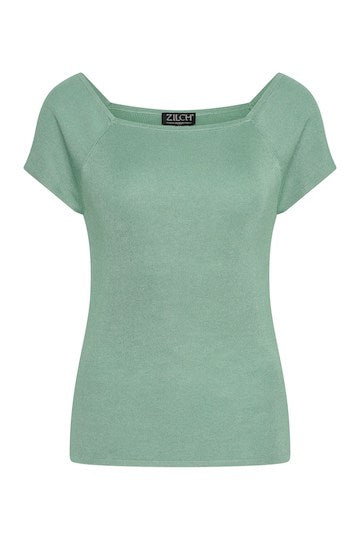 ZILCH Top Short Sleeve Thyme
