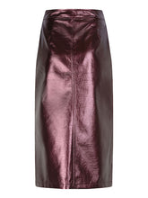 Load image into Gallery viewer, YDENCE Skirt Hazel Metallic Burgundy