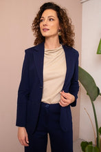 Load image into Gallery viewer, VERY CHERRY Blazer Deep Navy Punty