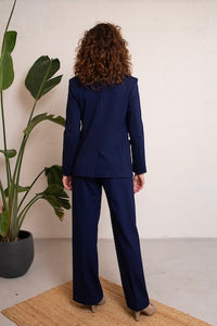 VERY CHERRY Blazer Deep Navy Punty