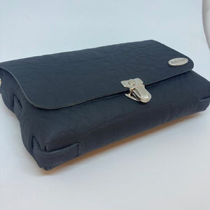 BELLA COLORI Colourful leather bag Black Croco