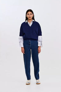 CKS t-shirt Eldodeep Blauw