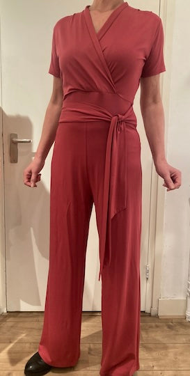 VERY CHERRY Classic Jumpsuit Emmylou Coral