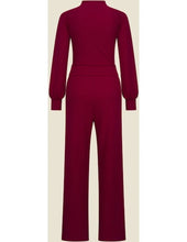 Load image into Gallery viewer, VERY CHERRY Classic Jumpsuit Emmylou Jersey Crepe Red