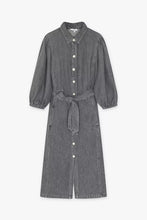 Load image into Gallery viewer, CKS Dress Ivorys black denim