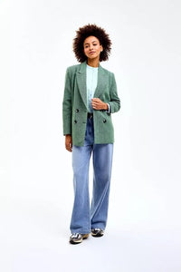 CKS Blazer Selvi Tweed Groen