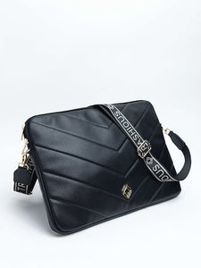 TRASHIOUS Laptophoes Maisleer Zwart