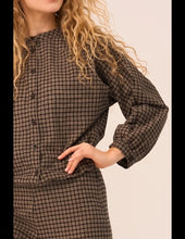 Load image into Gallery viewer, VERY CHERRY Blouse Jacket Cotswold Tartan