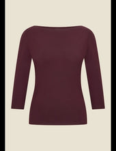 Load image into Gallery viewer, VERY CHERRY Boatneck top grape