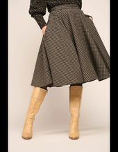 Load image into Gallery viewer, VERY CHERRY Circle skirt Cotswold Tartan Blue
