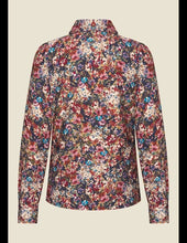 Load image into Gallery viewer, VERY CHERRY Classic Blouse Fleurs Marine