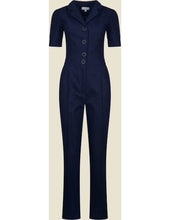 Load image into Gallery viewer, VERY CHERRY Classic Jumpsuit Delfino Dark Denim