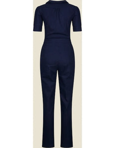 VERY CHERRY Classic Jumpsuit Delfino Dark Denim