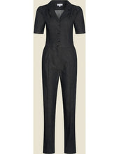 Load image into Gallery viewer, VERY CHERRY Classic Jumpsuit Delfino Denim Black