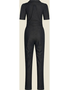 VERY CHERRY Classic Jumpsuit Delfino Denim Black