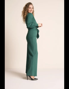 VERY CHERRY Classic Jumpsuit Emmylou Punty Forest Green