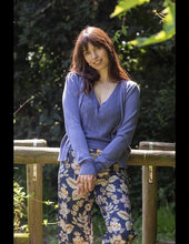 Load image into Gallery viewer, VERY CHERRY Lucia V-Neck Cardigan Lavender