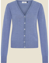 Load image into Gallery viewer, VERY CHERRY Lucia V-Neck Cardigan Lavender
