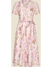 Load image into Gallery viewer, VERY CHERRY Magnolia Dress Plumeti Pink Flowers