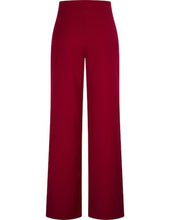 Load image into Gallery viewer, VERY CHERRY Marlene Pants Deep Red Gabardine