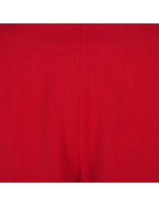 VERY CHERRY Marlene Pants Deep Red Gabardine