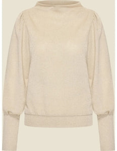 VERY CHERRY Maya Top Gold lurex