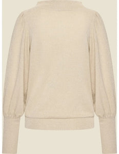 VERY CHERRY Maya Top Gold lurex