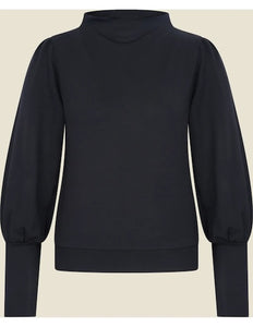 VERY CHERRY Maya Top Soft Viscose Black