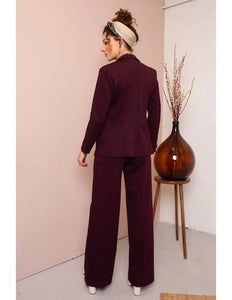 VERY CHERRY Taylor Pants Grape Punty