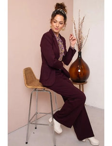 VERY CHERRY Taylor Pants Grape Punty
