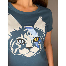 Load image into Gallery viewer, STUDIO CATTA Bowie the cat t-shirt