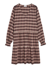 Load image into Gallery viewer, CATWALK JUNKIE Dress Brown Check