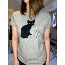 Load image into Gallery viewer, STUDIO CATTA Black Kitten T-shirt