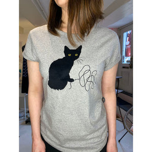 STUDIO CATTA Black Kitten T-shirt