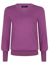 Load image into Gallery viewer, YDENCE Knitted Top Maya Purple